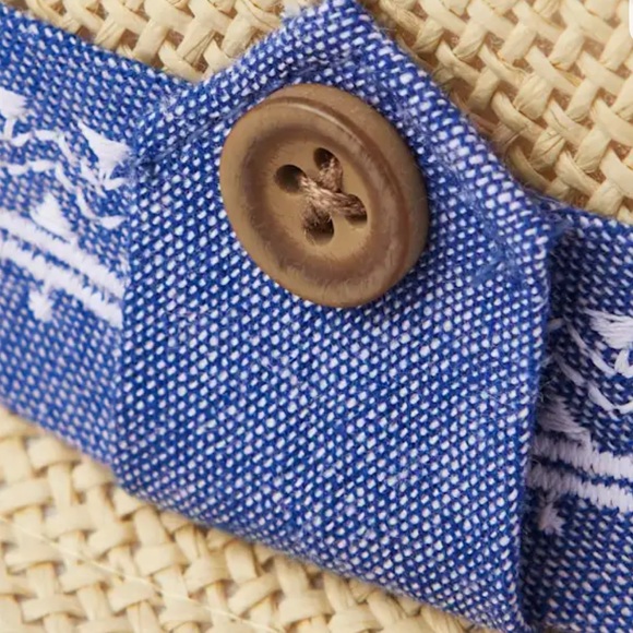 New Boys Gymboree Blue Skies Collection Fedora Hat Fits Size 2T-3T - Picture 3 of 3